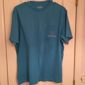 Vineyard Vines Blue Short Sleeve Hook Tee